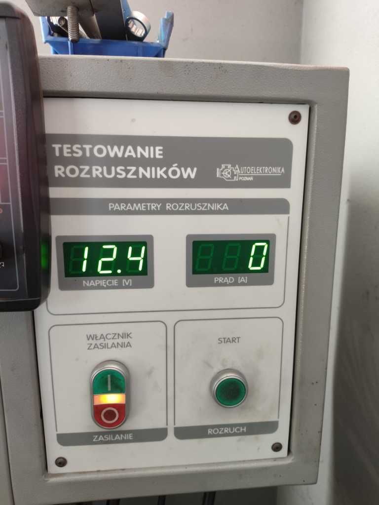 Stanowisko testowania alternatorów rozruszników stół probierczy STA-2