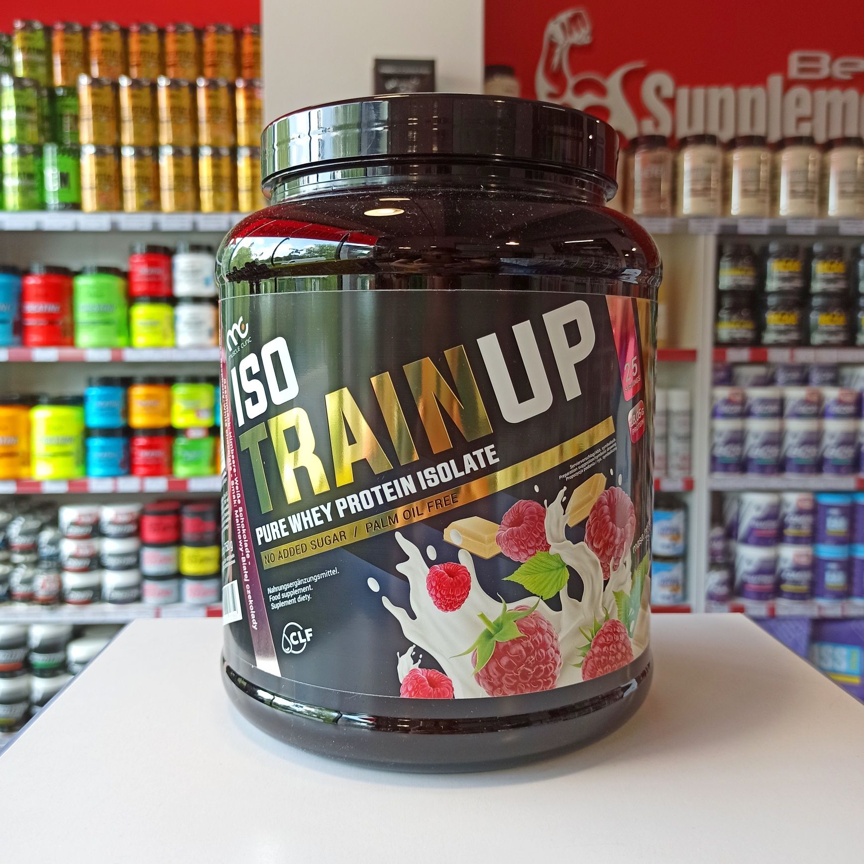 Muscle Clinic ISOtrainup 750g Izolat Białka WPI 93% BIAŁKA Różne smaki
