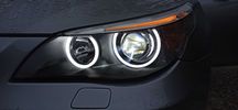 Ringi LED COTTON BIAŁE BMW E60 prelci HALOGEN 2 x 104mm 2 x 146mm