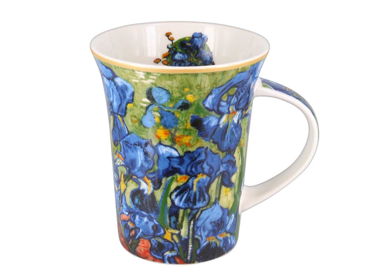 Kubek ceramiczny 350ml, V. Van Gogh, Irysy NOWY