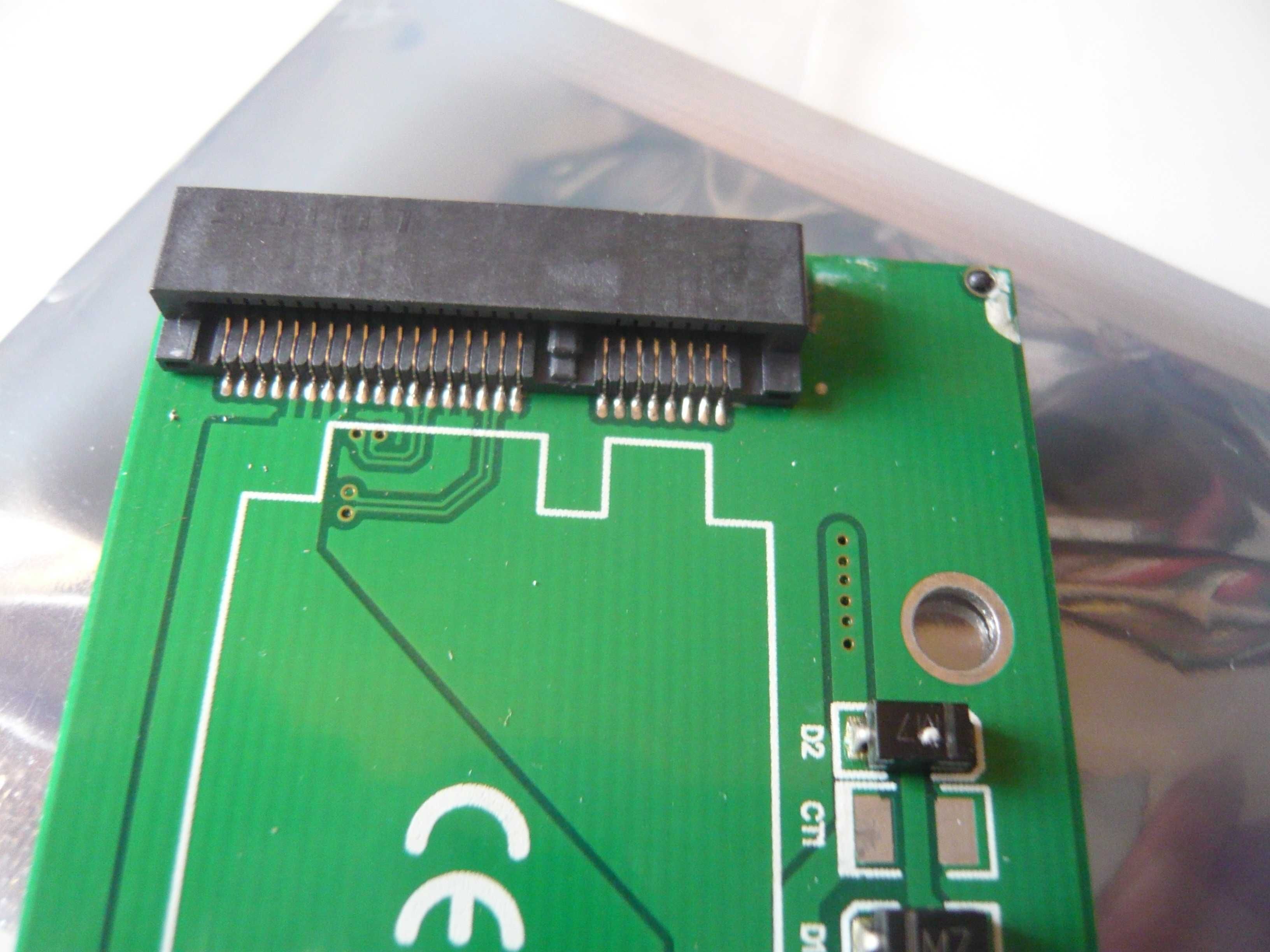 Adaptador disco M.2 mSata (6-12 pinos)-SATA 3