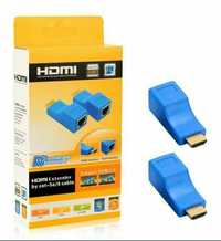 HDMI удлинитель Full HD 3D по витой паре 5е 6e до 30 метров.