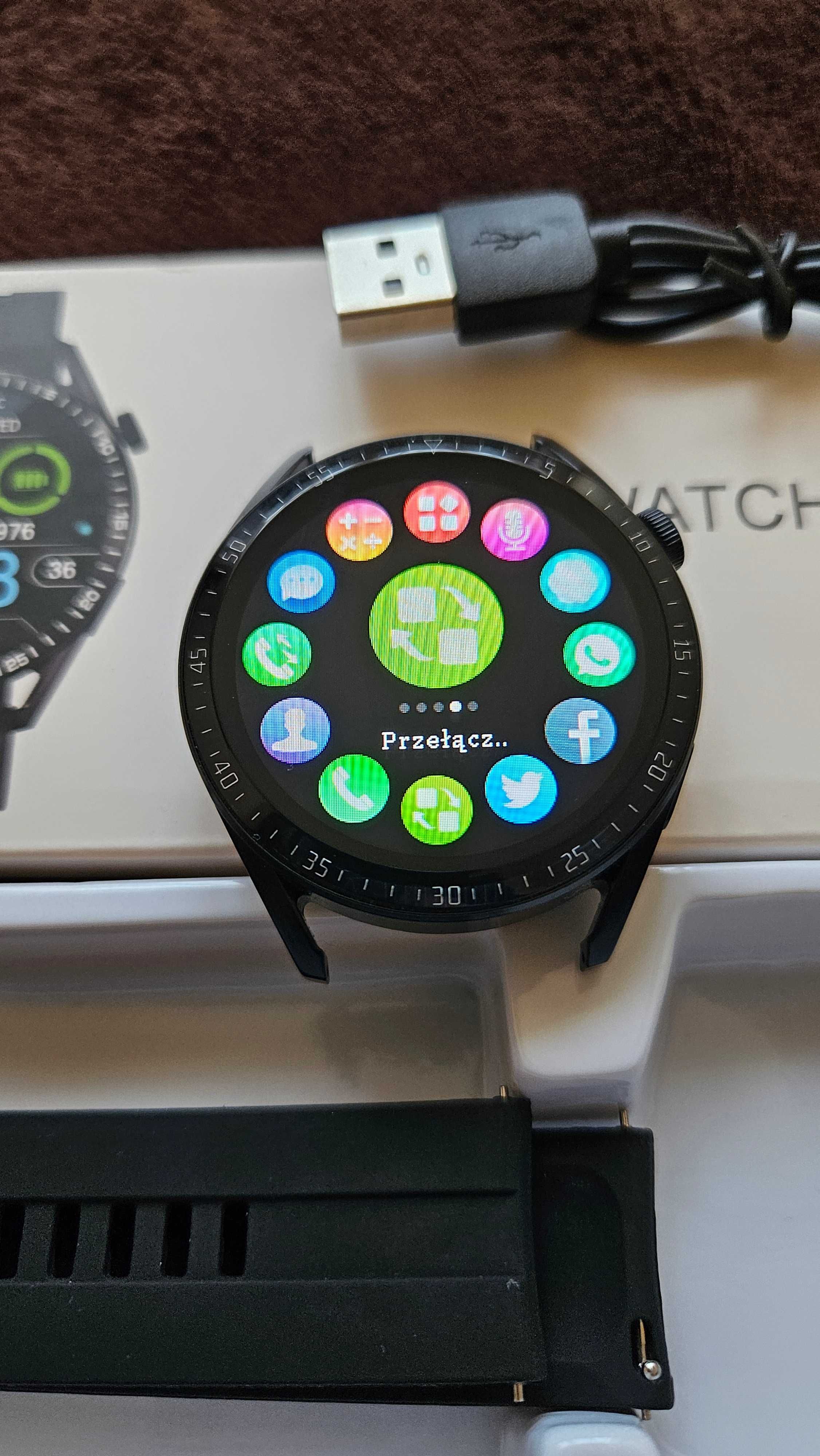Zegarek Smartwatch Shenzen WH8 Bluetooth (pudełko)