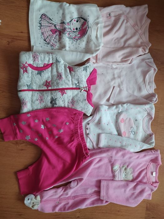 Ubranka dla dziewczynki r. 68