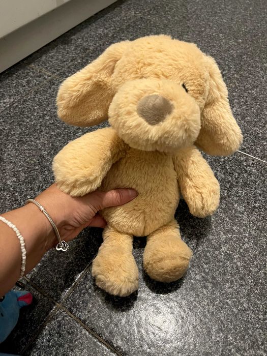 Peluche Cãozinho Bege – Muito Macio e em Ótimo Estado