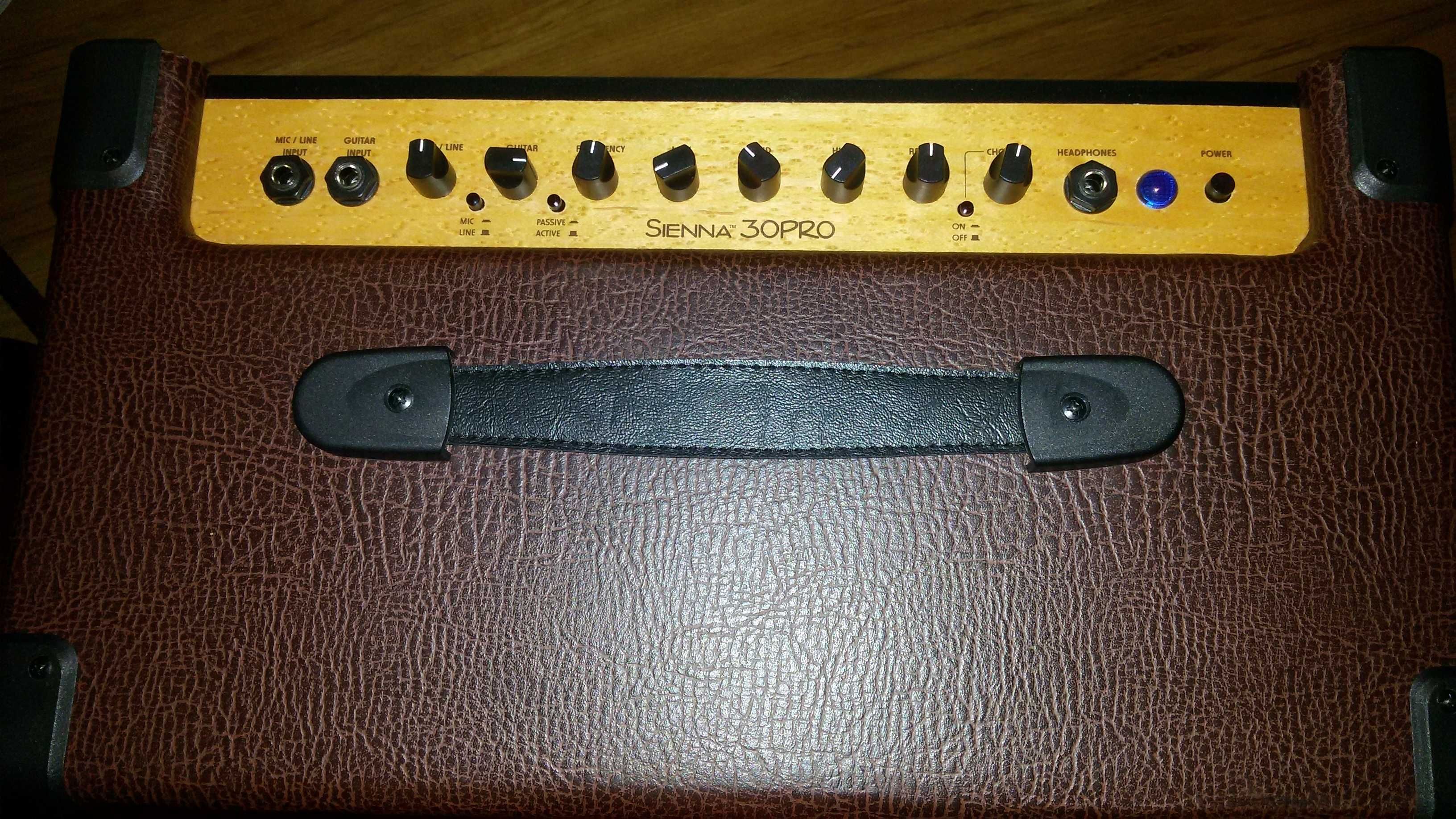Gitara Elektro-Akustyczna Ibanez z piecykiem Kustom Sienna 30 Pro.