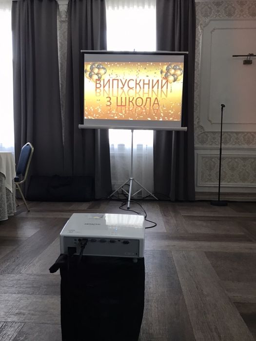 Оренда проектора та екрана , плазм , звуку