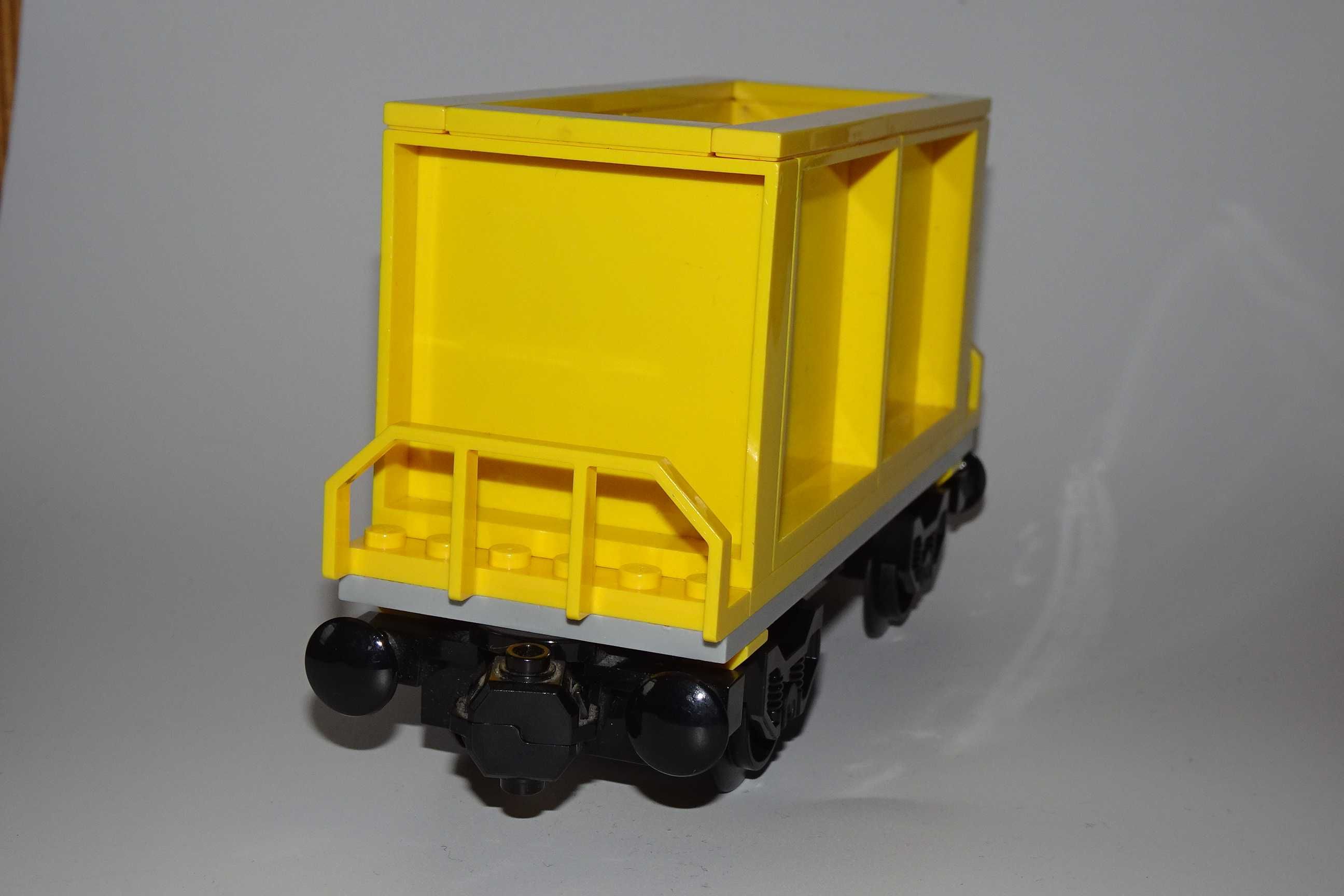 LEGO train, wagon węglarka żółty, tanio polecam