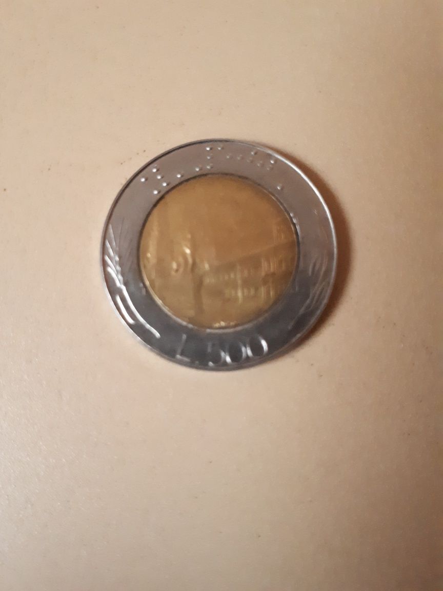 Moeda 500 liras italia