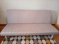 Sofá-cama cinzento