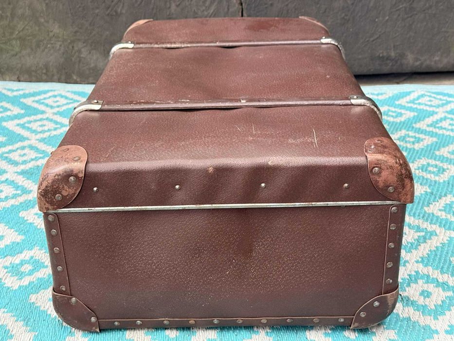 Stara Zabytkowa Niemiecka Walizka w włókna Bałkanowego WYSYŁAM Olx