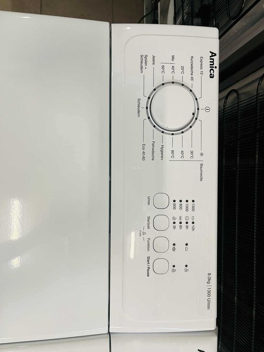 Pralka Amica WT 483 700 – Ładowana od góry, 8 kg, Klasa A / TRANSPORT!