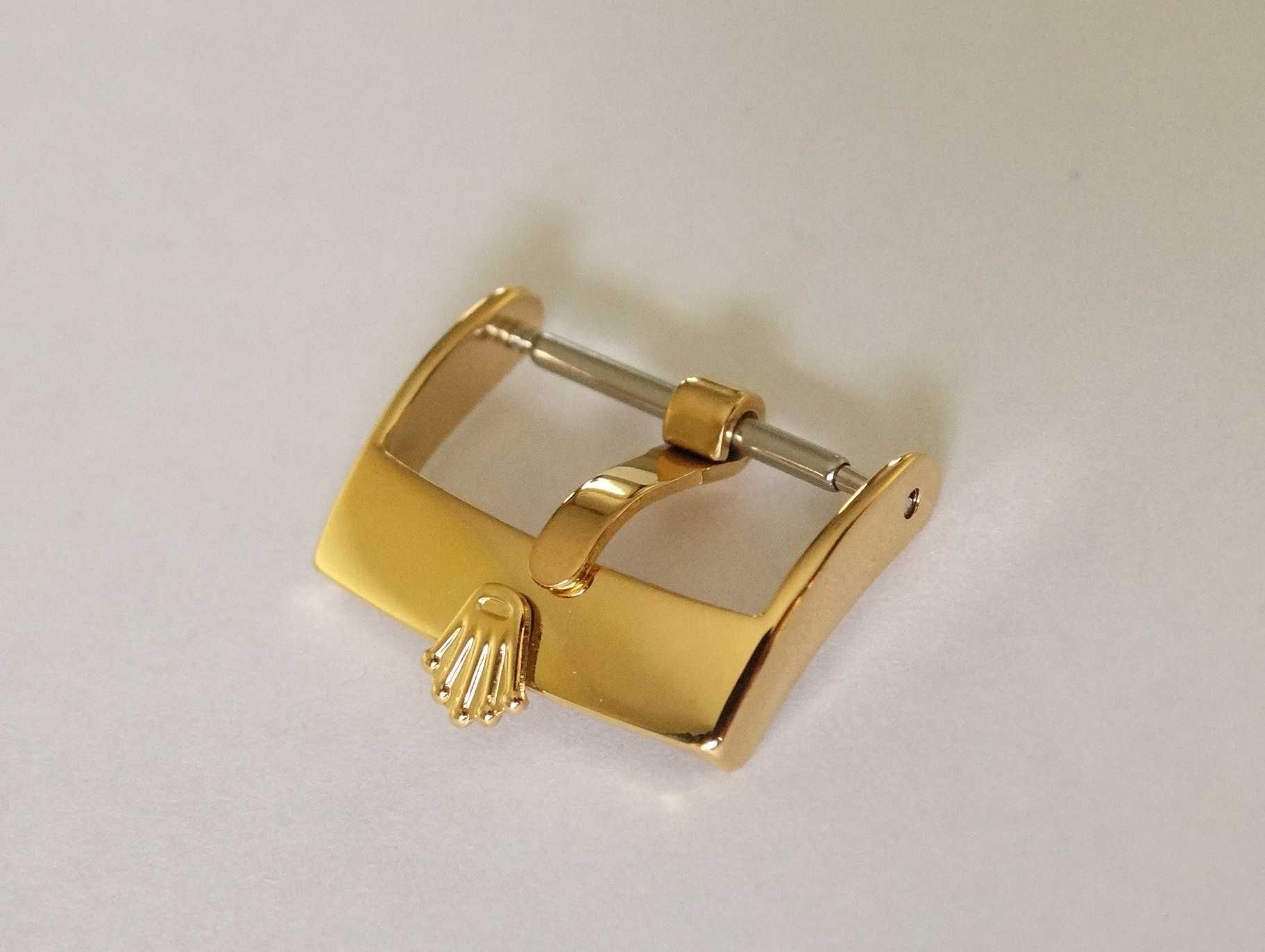 Sprzączka klamra 16mm 18mm 20mm do zegarka rolex srebrna złota połysk