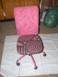 Fotel biurowy krzesło na kółkach Ikea prezent na dzień dziecka