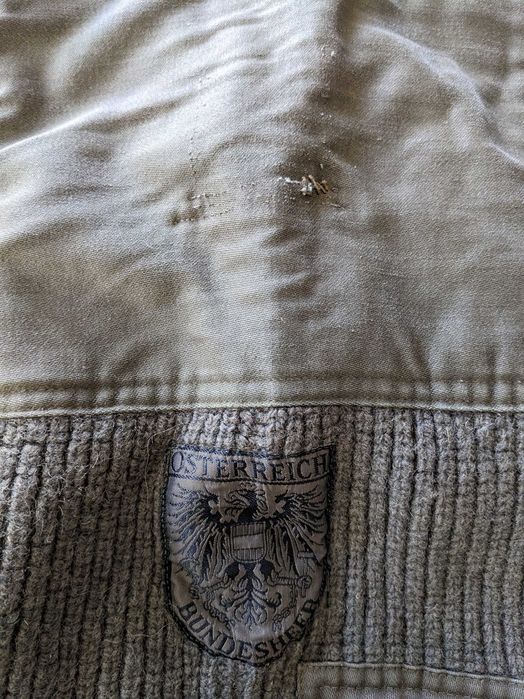 Sweter Austriacki Strzelców Górskich ORYGINAŁ! Wojskowy Wełniany gruby