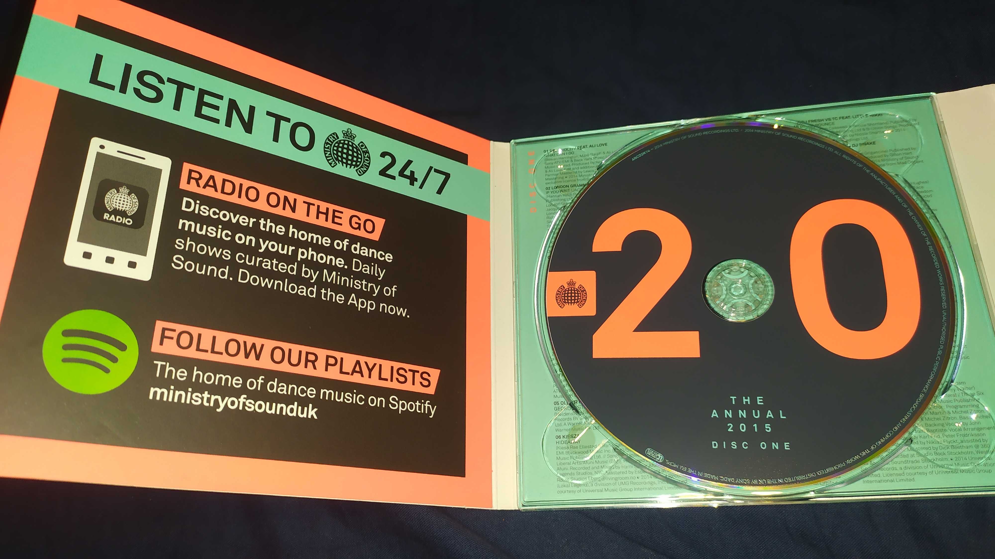 Ministry of Sound 3 cd annual 2015