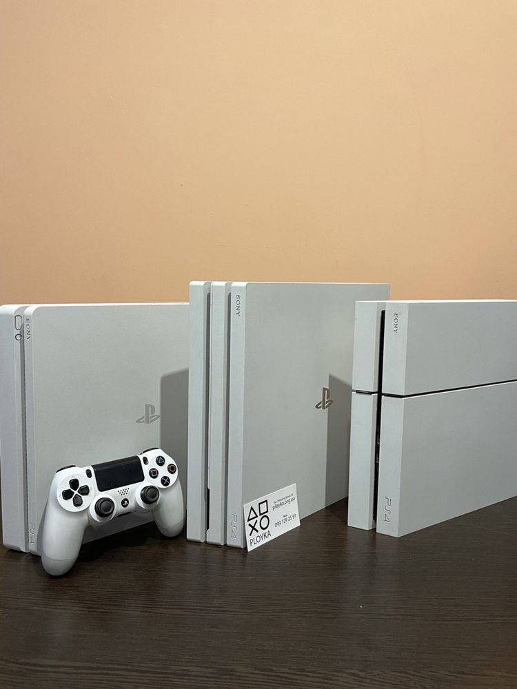 Магазин! Playstation 4 500GB White (1 или 2 геймпада). С гарантией