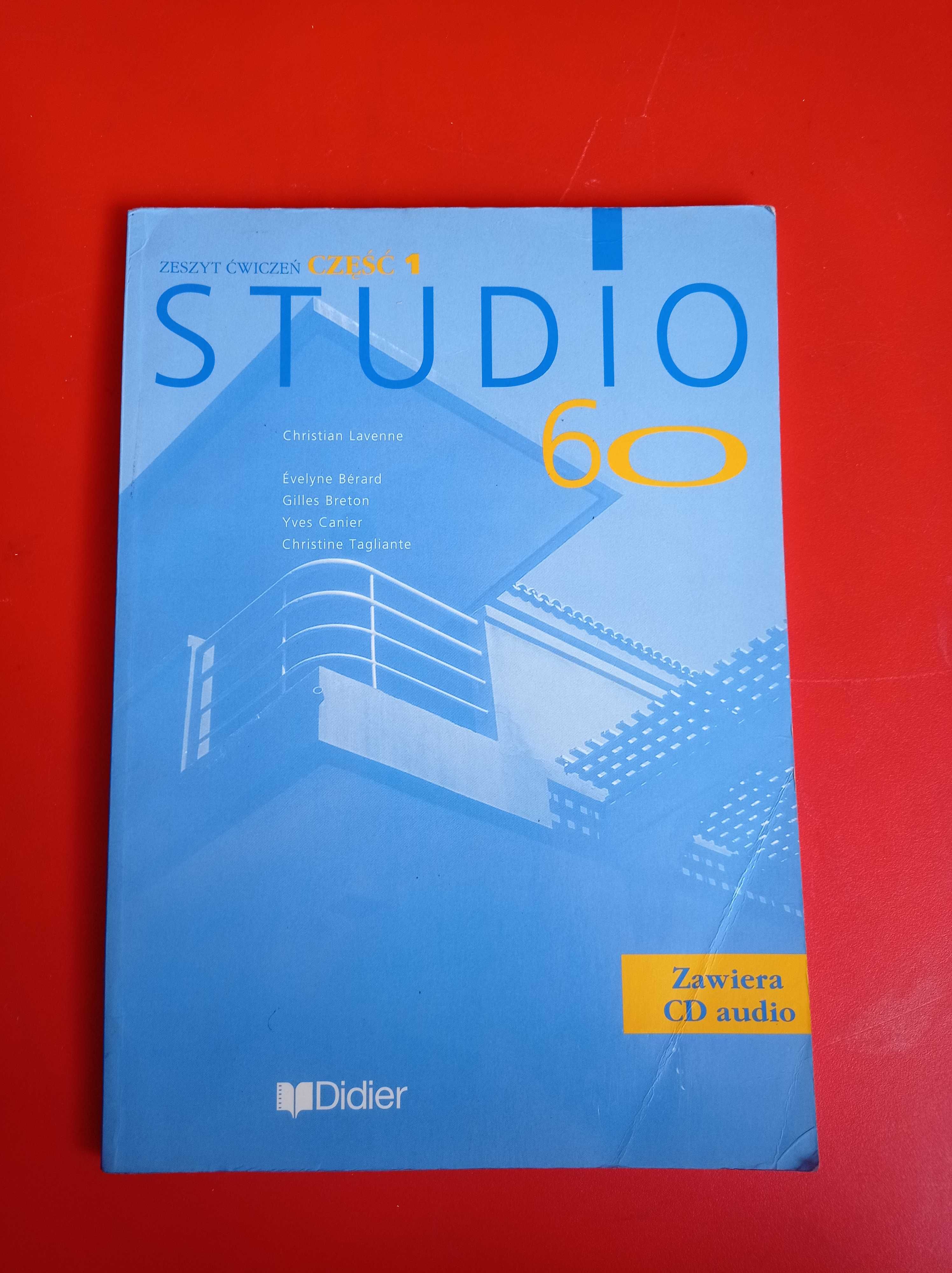 Studio 60 część 1, zeszyt ćwiczeń, kurs języka francuskiego