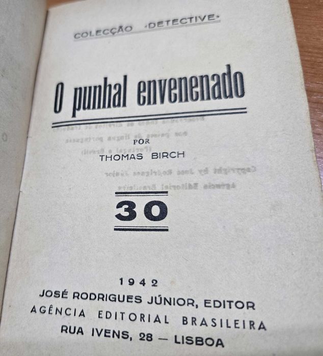 O Punhal Envenenado - Thomas Birch