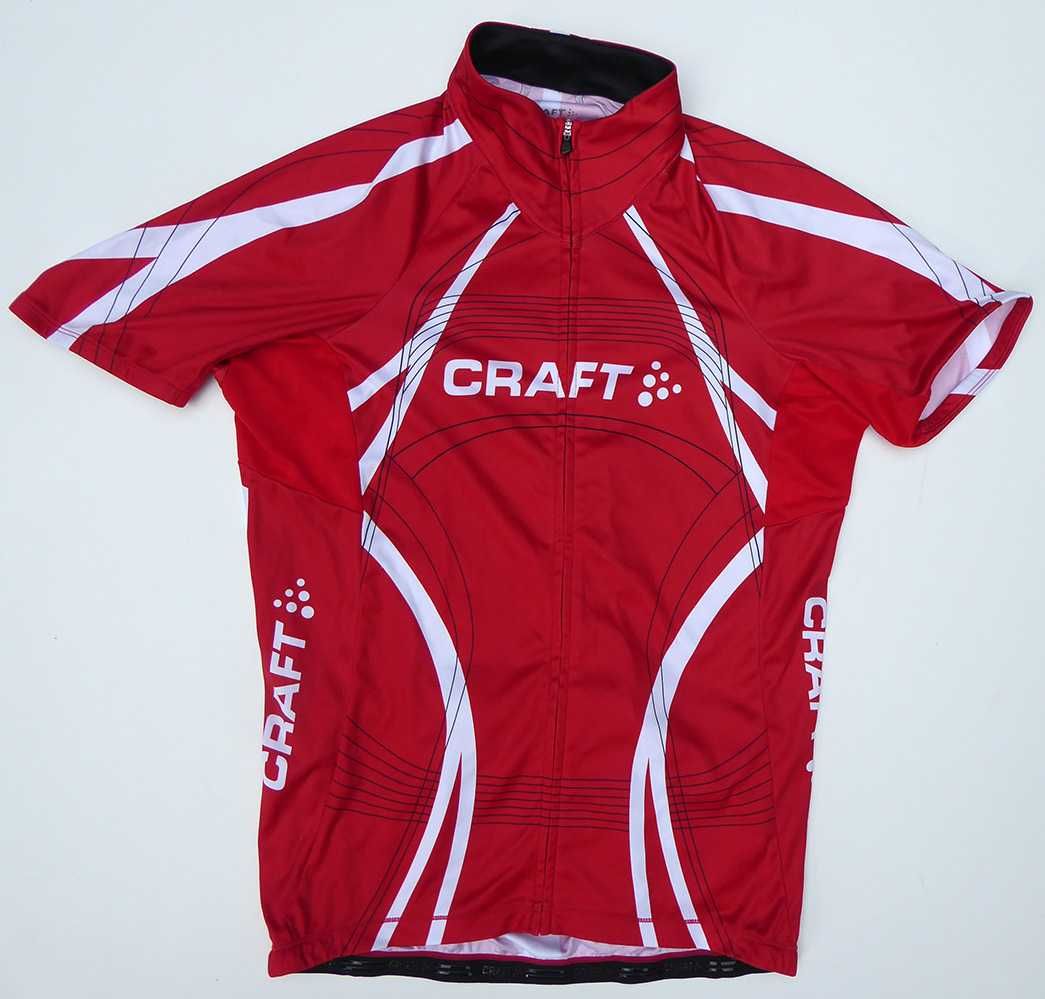 CRAFT czerwona koszulka rowerowa kolarska