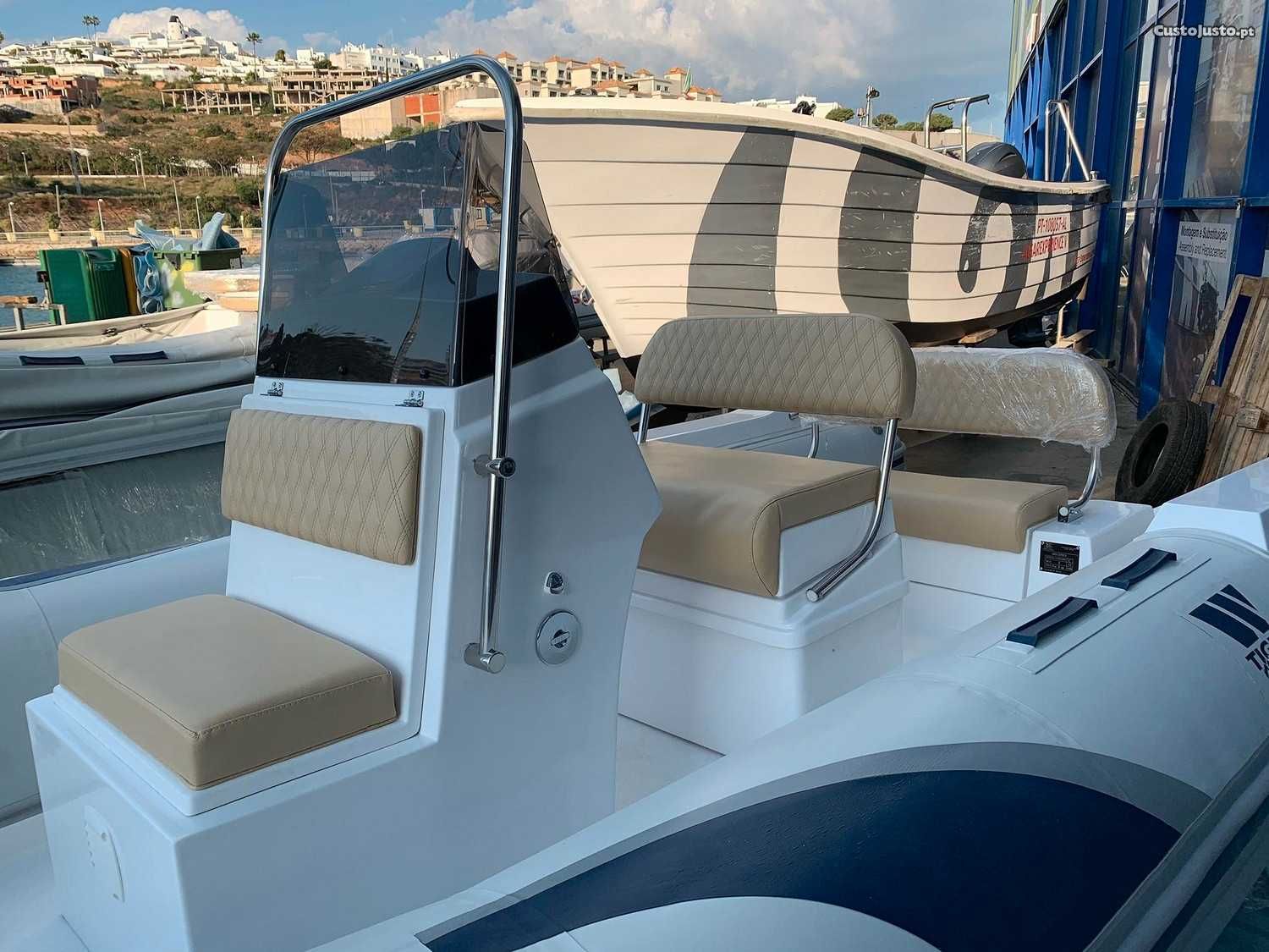 Semi Rigido Tiger Marine Open 600 e atrelado Toniauto conjunto de 2021