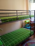 Łóżko piętrowe metalowe Ikea.