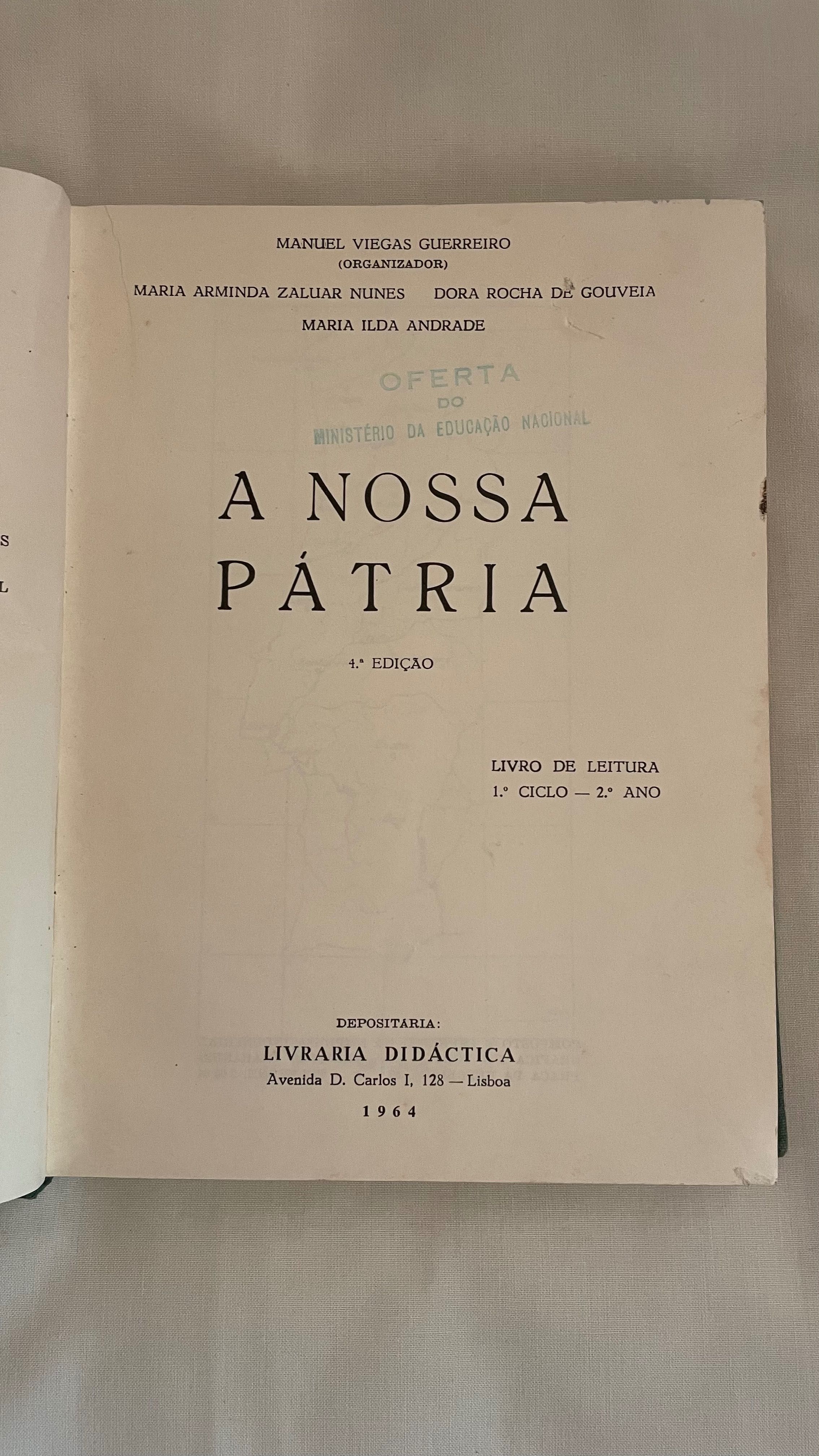 Livro A Nossa Pátria