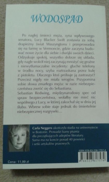 Wodospad, Carla Neggers. Książka. NOWA