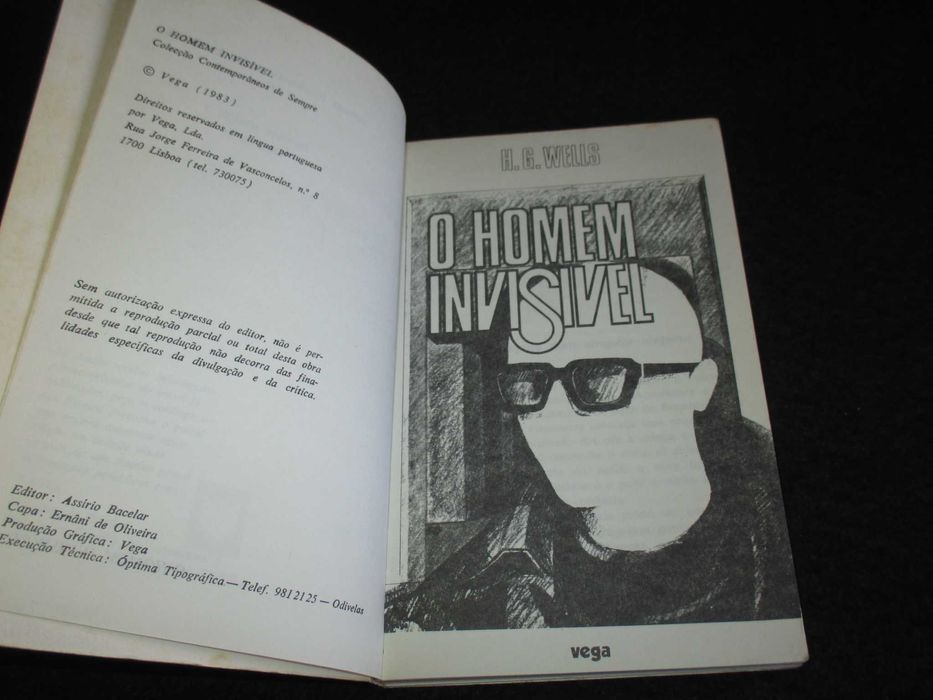 Livro O Homem Invisível H. G. Wells