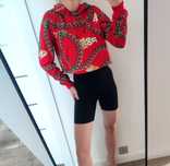 Bluza krótka z kapturem Nike just do it