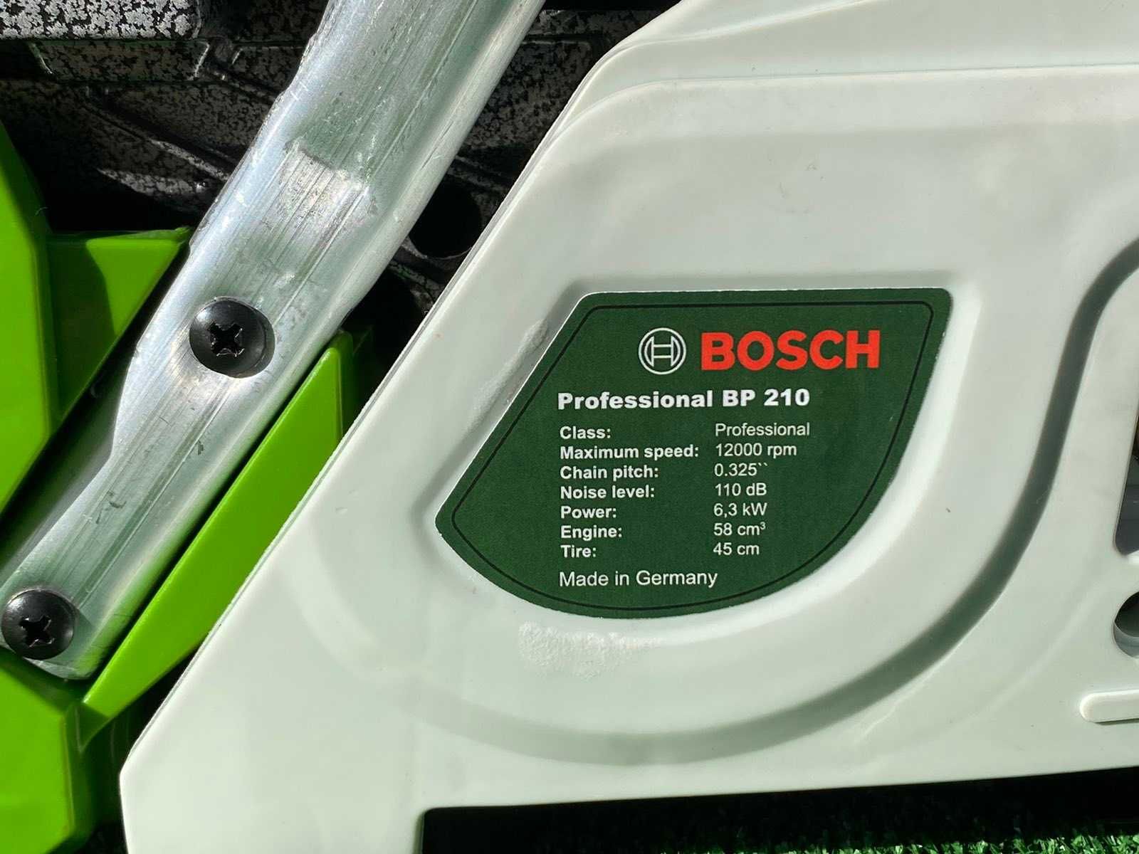 Потужна бензопила BOSCH BP 210 (шина 45 см, 6.3 кВт) Німеччина