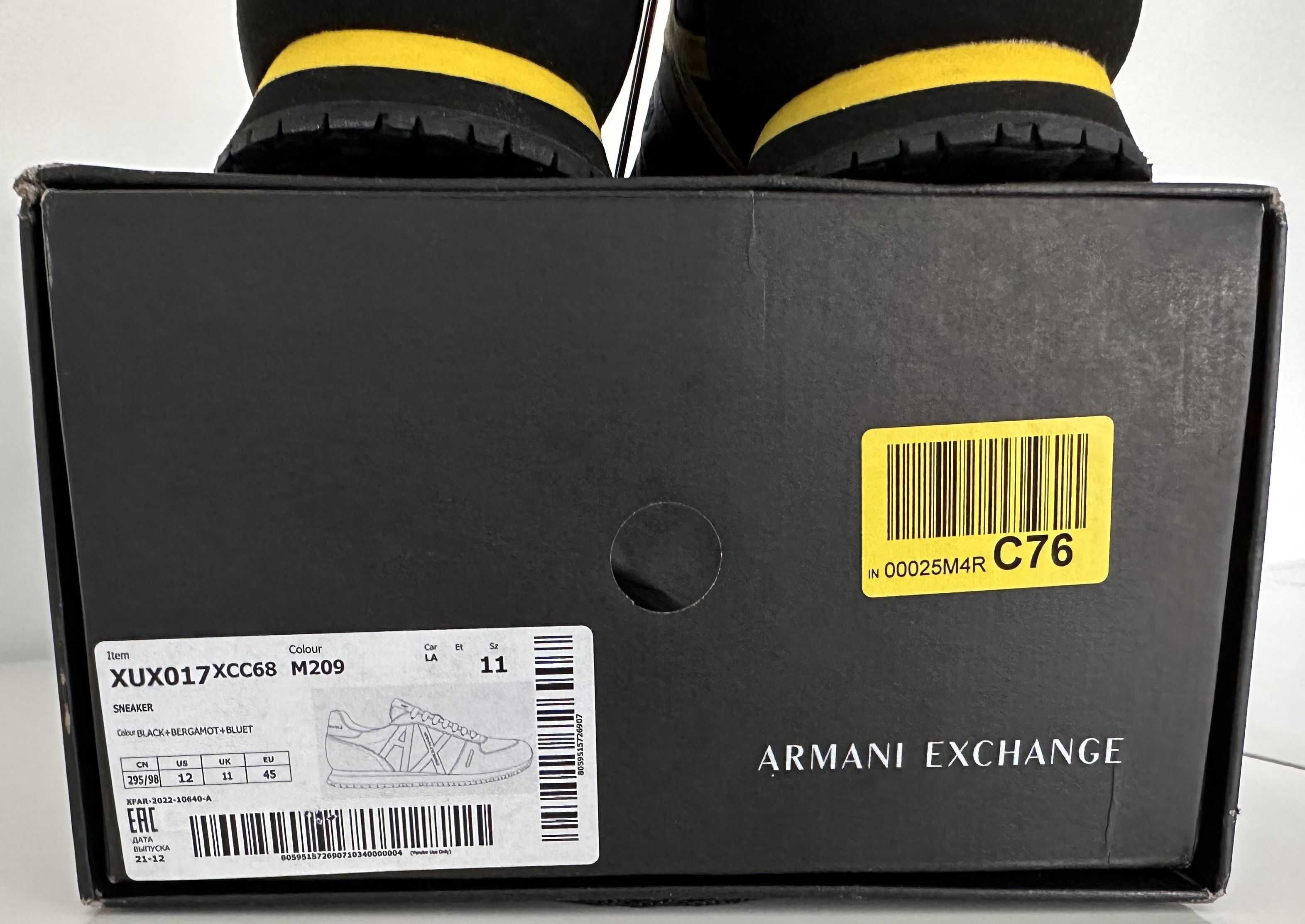 ARMANI EXCHANGE buty sportowe rozmiar 45