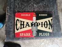 placa em metal , Champion