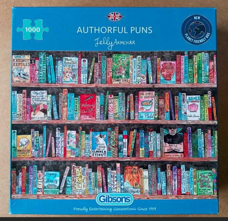Puzzle Gibsons 1000 "Authorful Puns"
