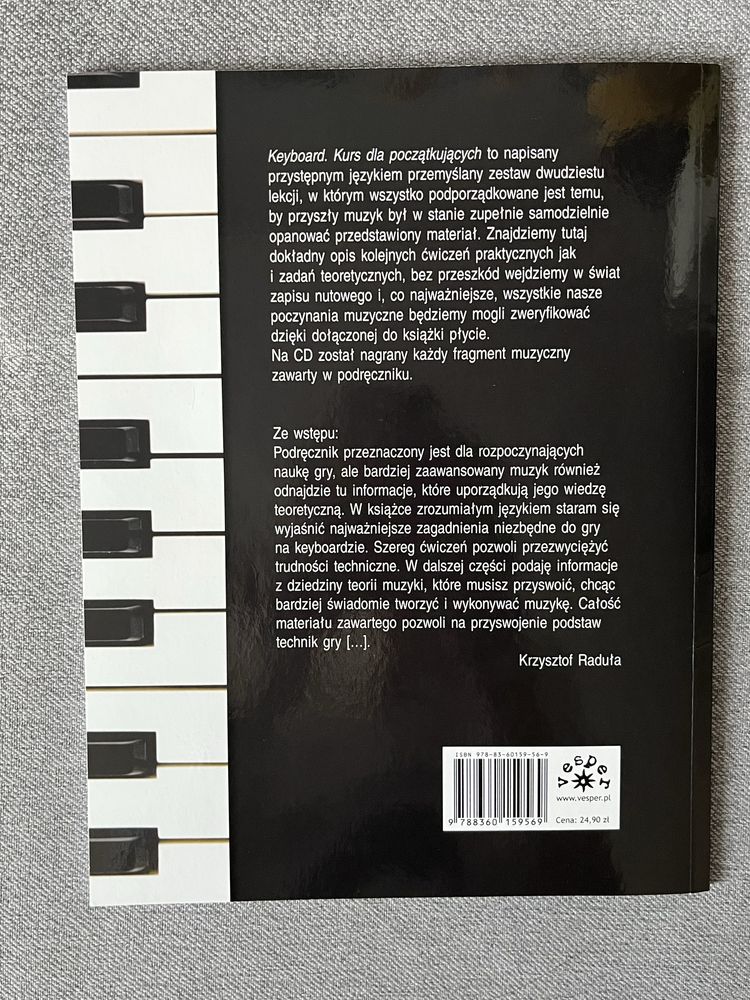 Keyboard Kurs dla początkujących Podręcznik z płytą CD stan idealny