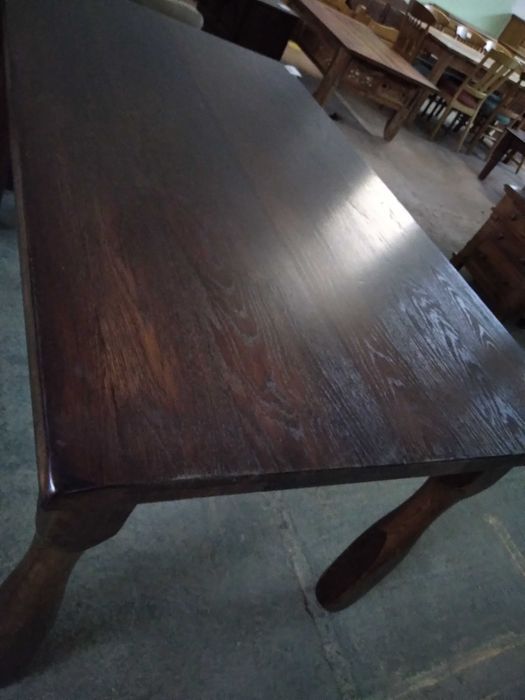 Stół drewniany dębowy solidny masywny nierozkładany FV DOWÓZ