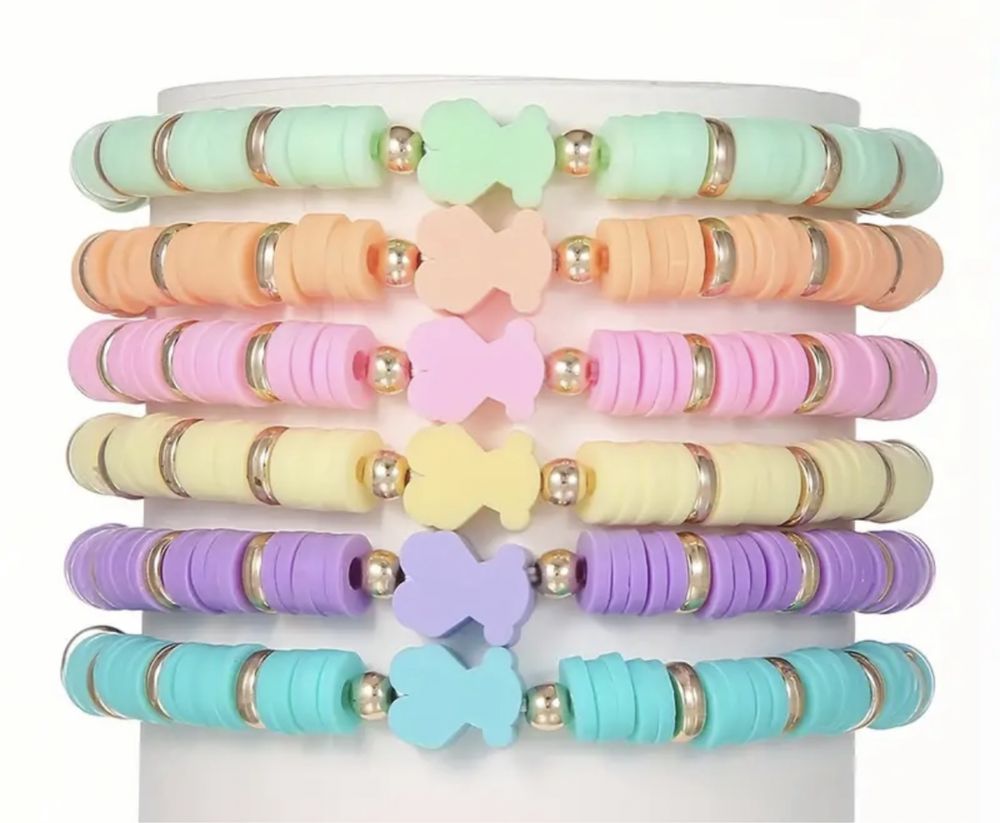 Cudowne bransoletki miś - 6 kolorów