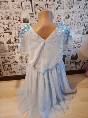 ніжне блакитне плаття паєткі monsoon 7 років.