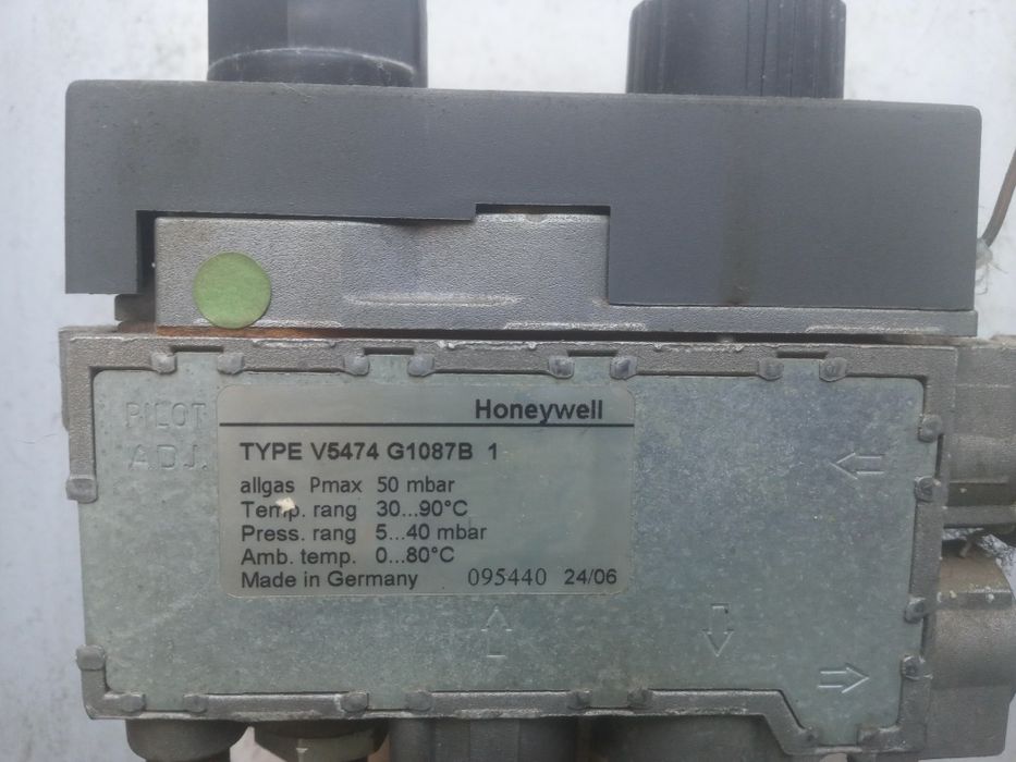 Газовий клапан автоматика honeywell