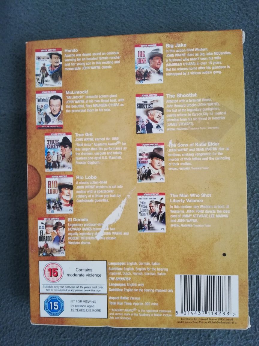 Colecção John Wayne - 9 filmes western em dvd (portes grátis)