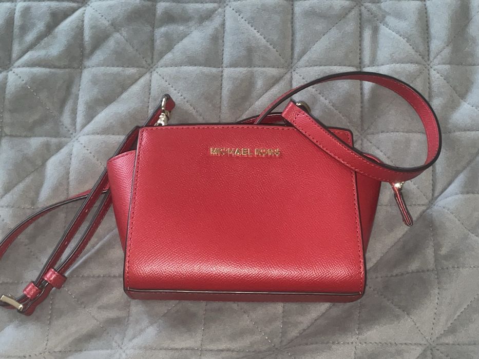 Сумка оригінал Michael Kors Selma зі шкіри Saffiano