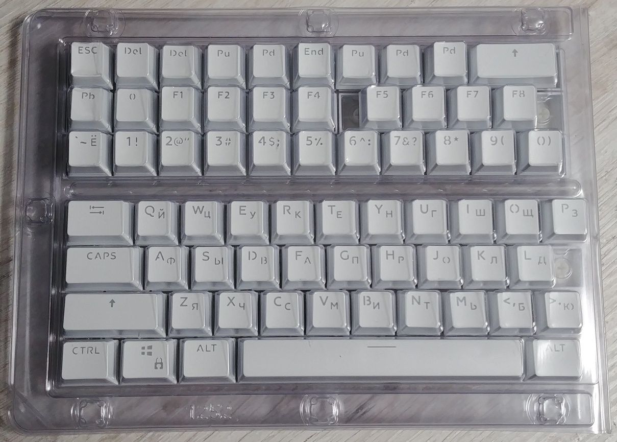 Keycap кейкапи з розкладкою кирилицею