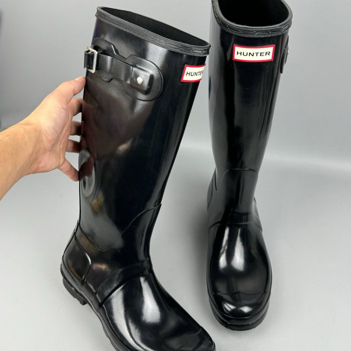 Ботинки Hunter Original Tall Gloss резиновые сапоги трекинговые горные