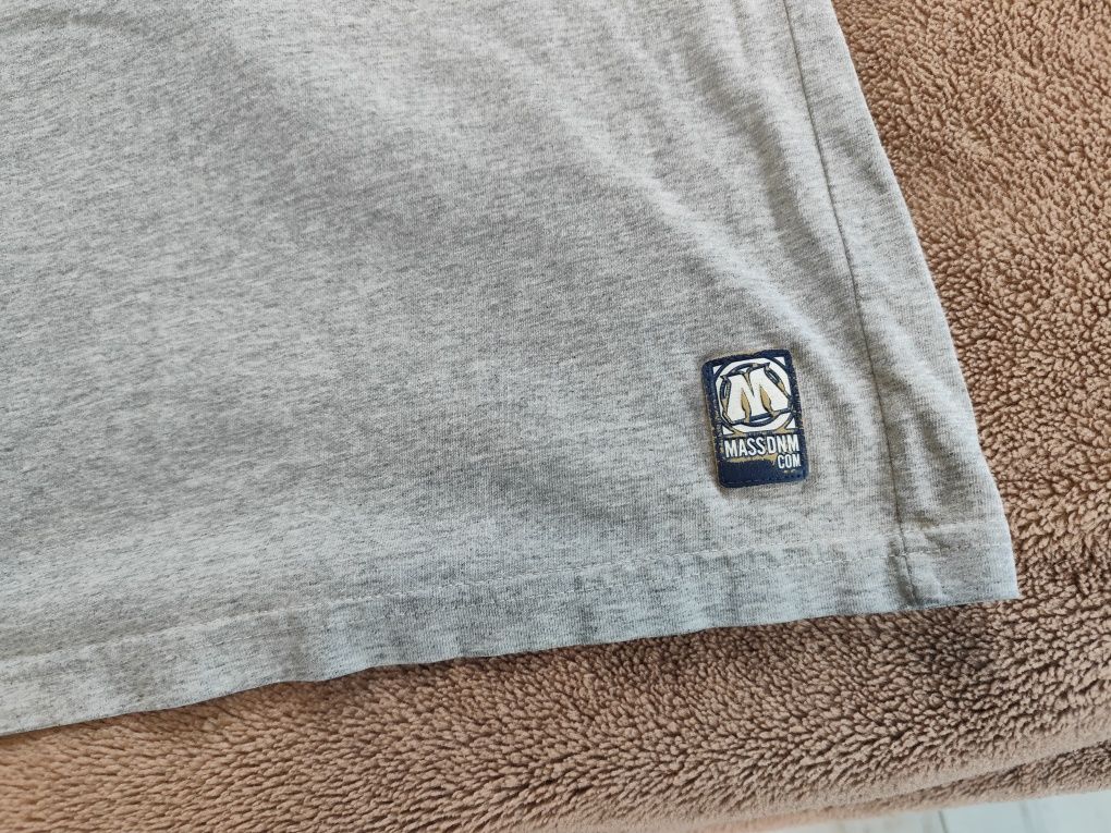 Koszulka Mass Denim XL szara – oryginał, stan bardzo dobry
