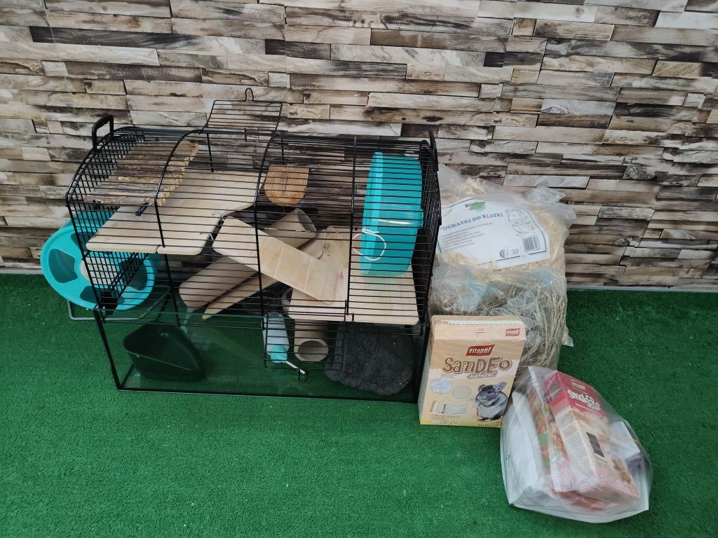 Klatką dla gryzonia, chomika Zolux Neo Panas czarny.
