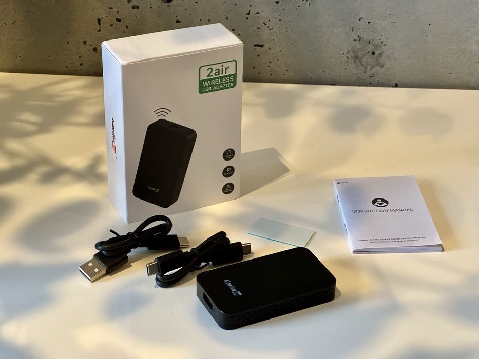 Carlink 5.0 2air BEZPRZEWODOWY adapter do Apple Car i Android Auto