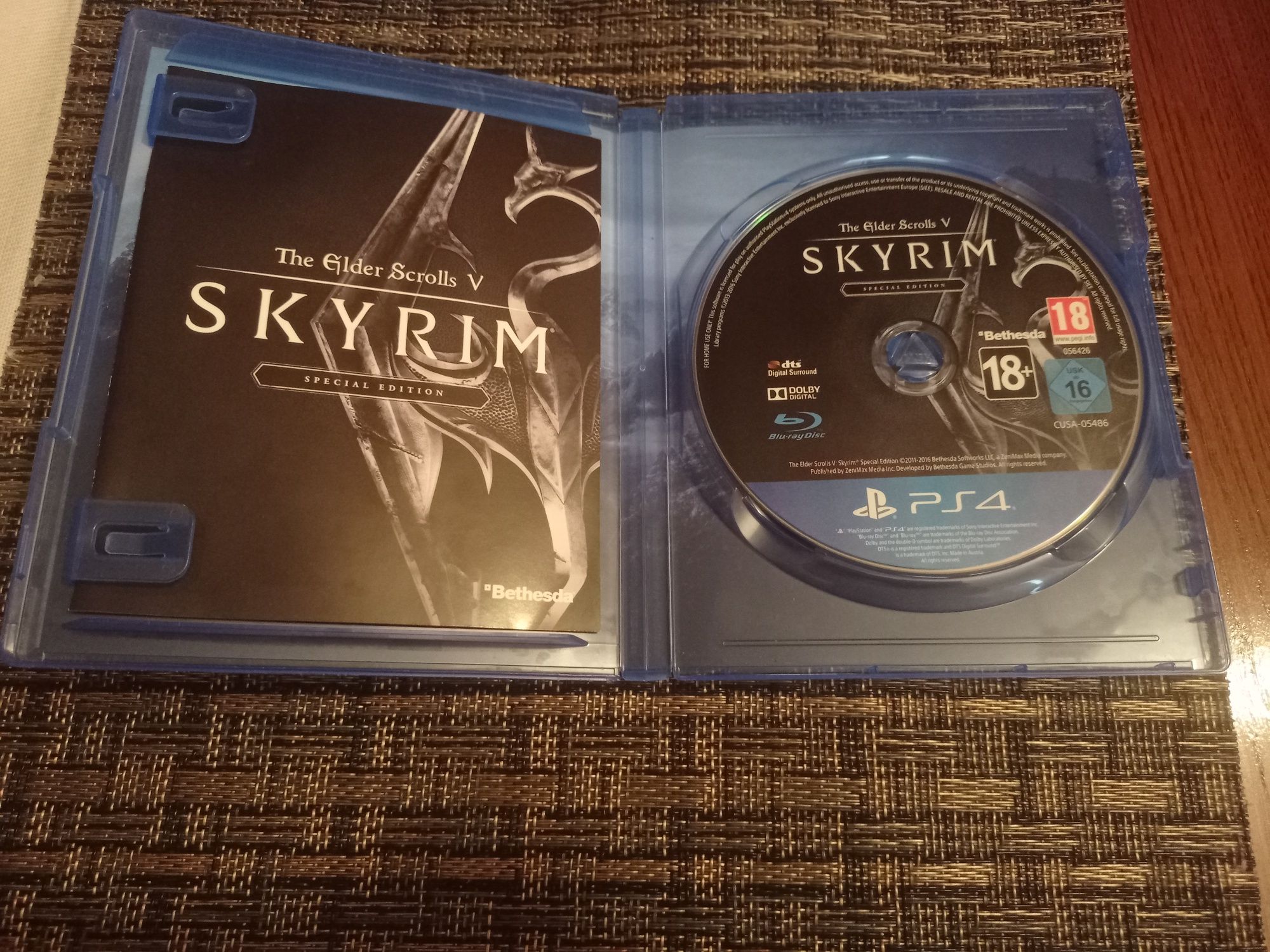 Диск Skyrim Special edition PS4