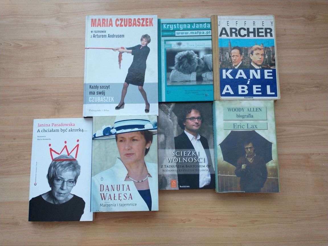 12 książek biografie, wywiady, Mann, Czubaszek, Villas