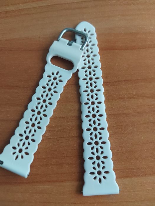 Ремінець на смарт годинник - білий / ширина кріплення 20