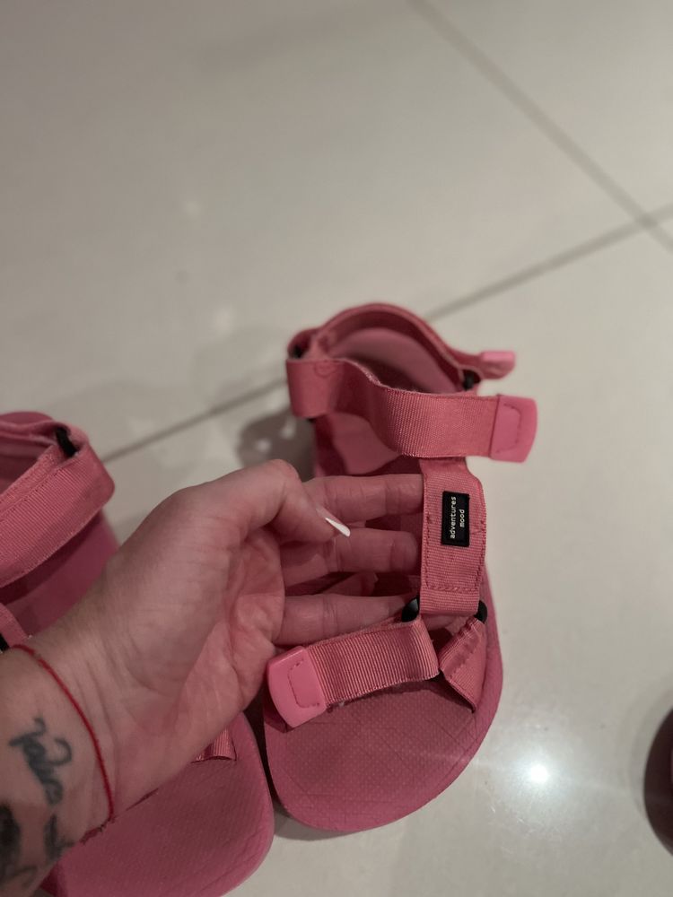 ZARA sandalki różowe rozmiar 34 stopa 20-21 cm wkladka 22 cm